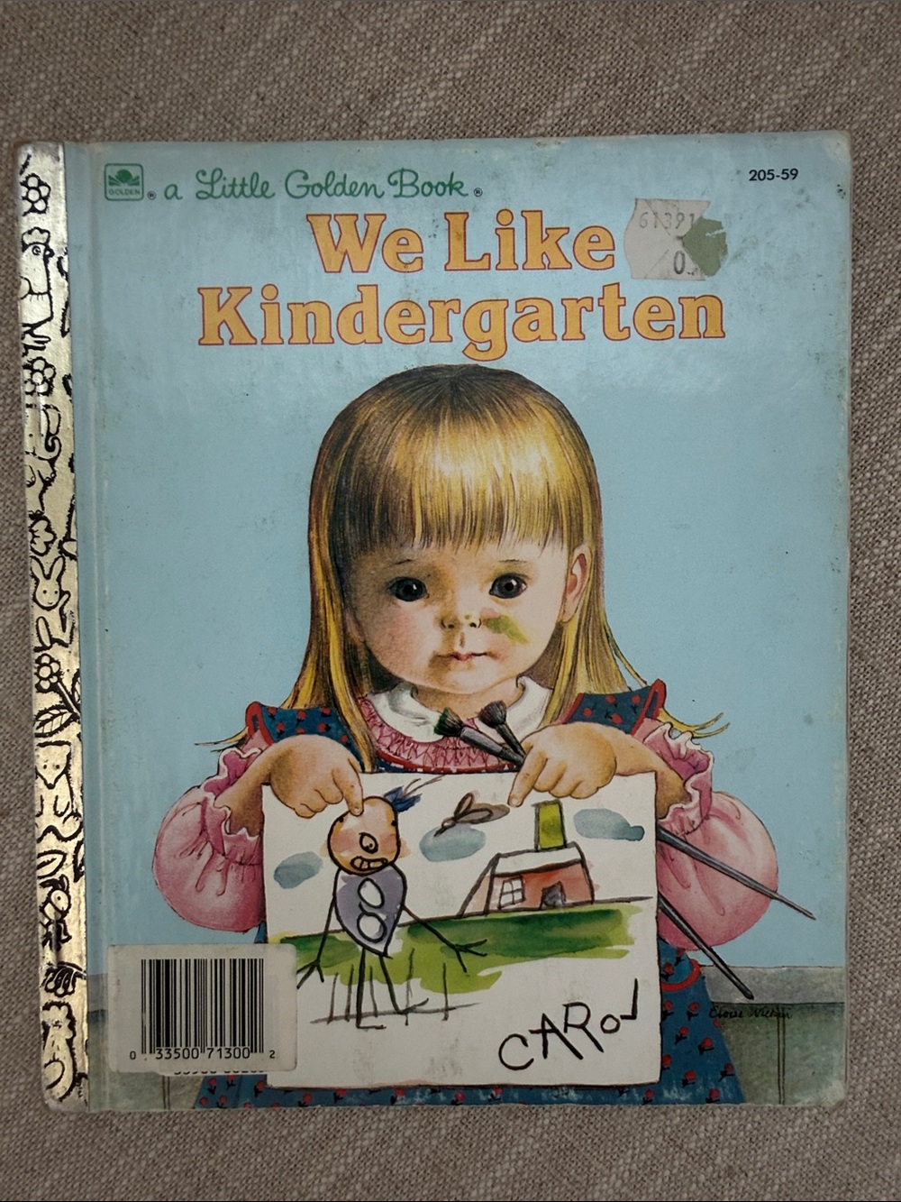 A Little Golden Book 1965 ‘We Like Kindergarten’ Eloise Wilkin